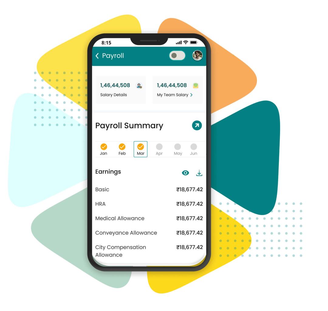 Payroll automation dashboard illustration | Engage HRMS