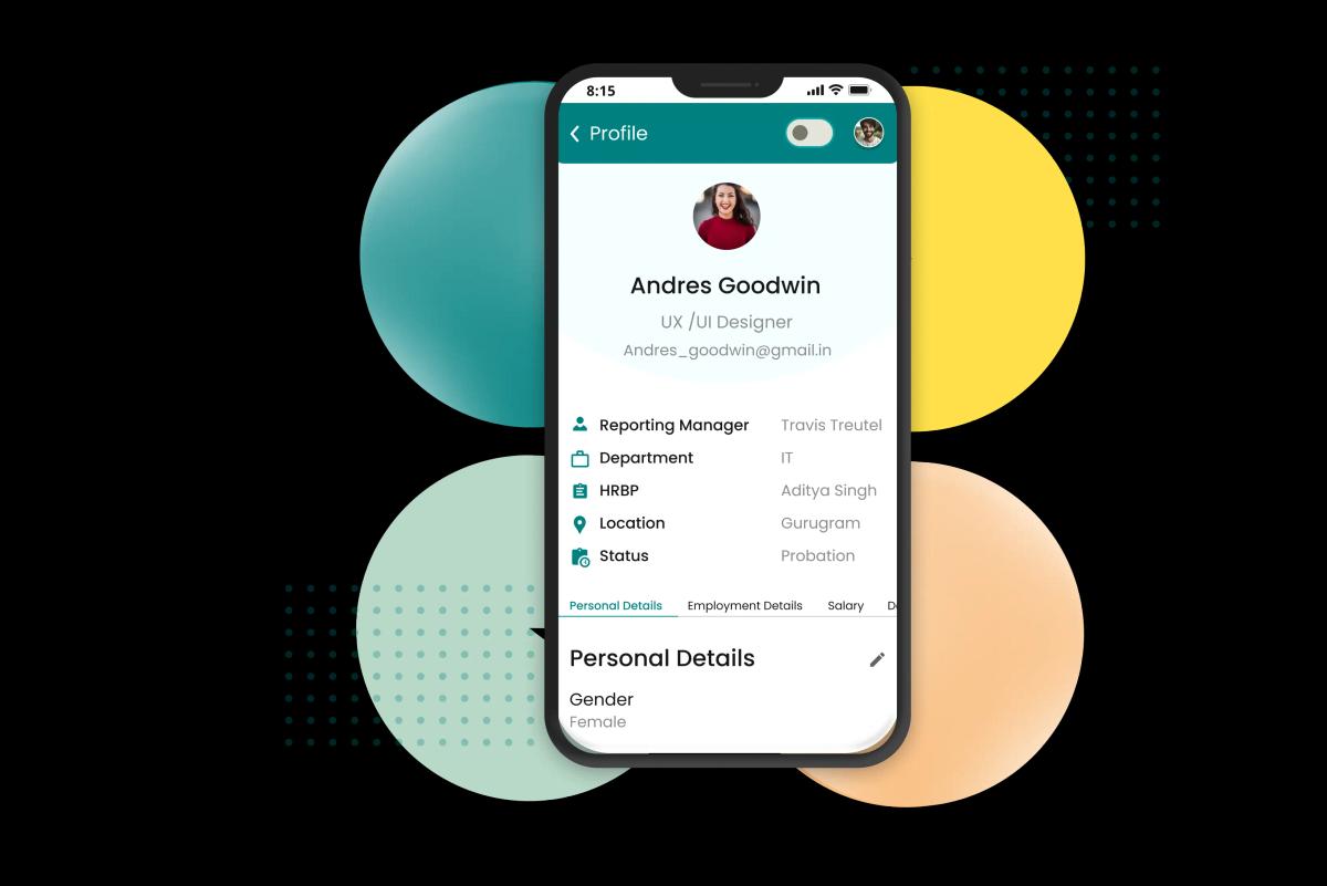 Employee Profile display
