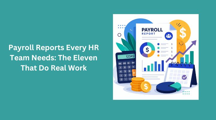 Payroll Reports Every HR Team Needs: The Eleven That Do Real Work